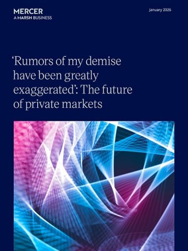 De toekomst van particuliere markten bestrijkt