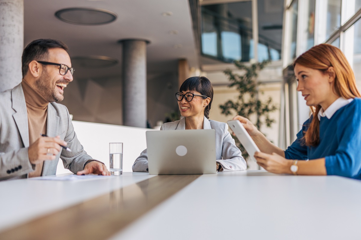 A good and positive atmosphere at work